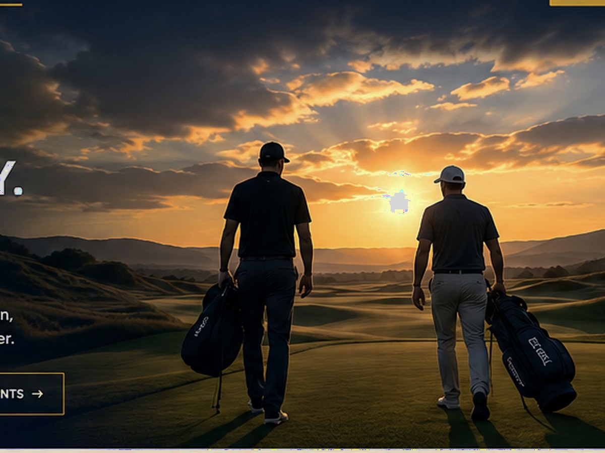 Golfers enjoying a golf trip